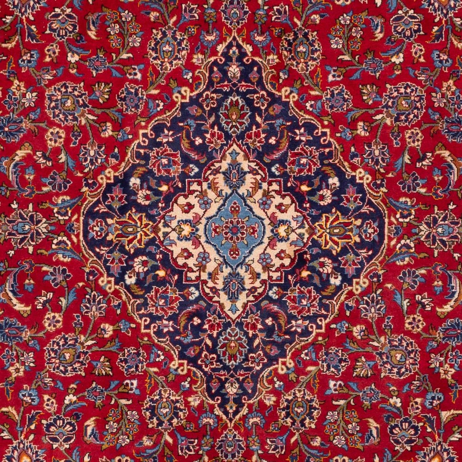 Perser Rug - Keshan - 373 x 252 cm - red