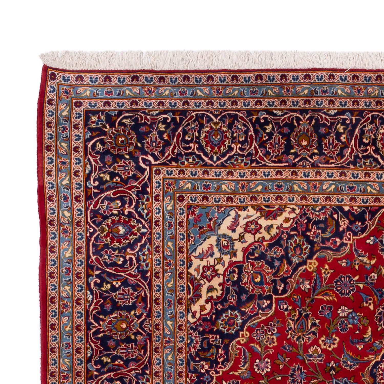 Perser Rug - Keshan - 373 x 252 cm - red