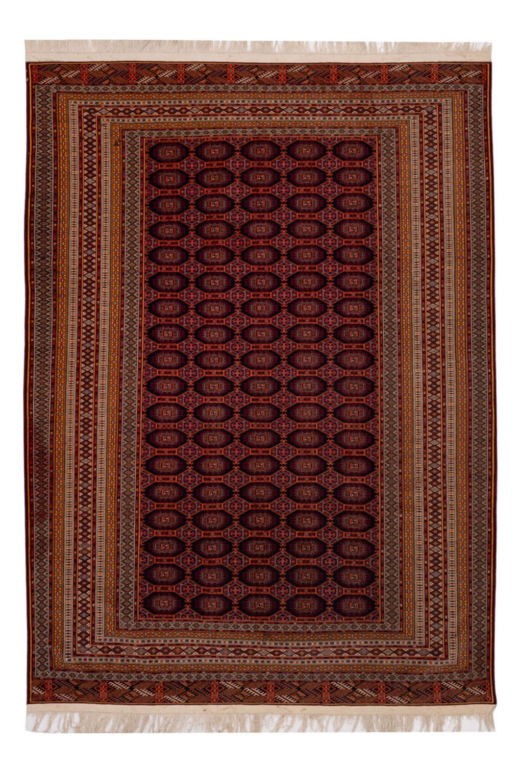Afghan Rug - 321 x 243 cm - dark red