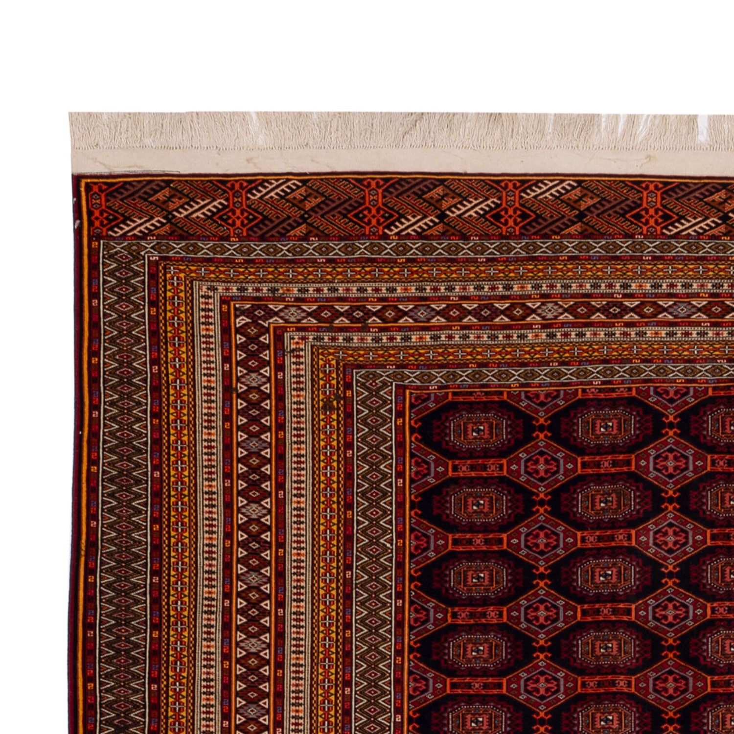 Afghan Rug - 321 x 243 cm - dark red