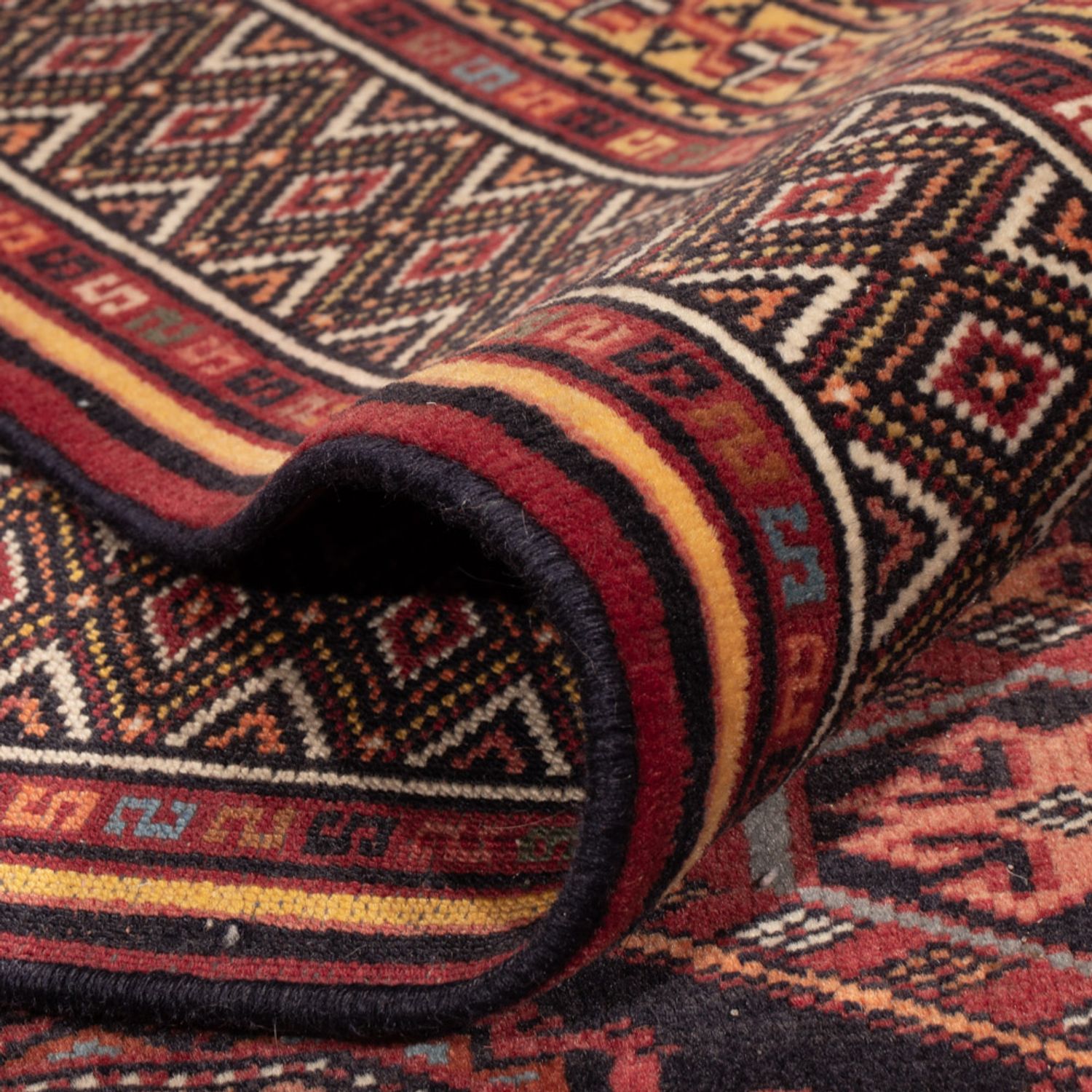 Afghan Rug - 321 x 243 cm - dark red