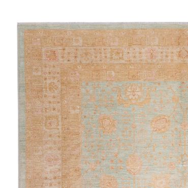Ziegler Rug - 394 x 309 cm - light blue