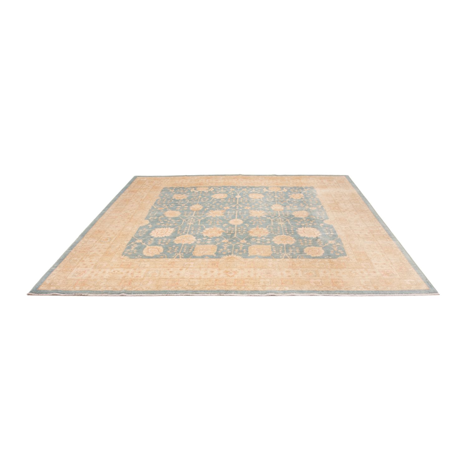 Ziegler Rug square  - 297 x 298 cm - light blue