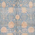 Ziegler Rug square  - 297 x 298 cm - light blue