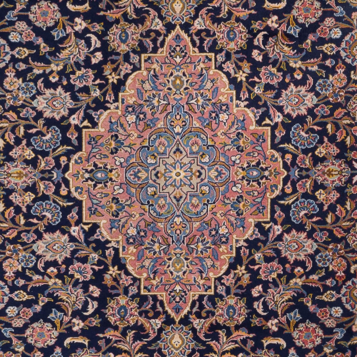 Perser Rug - Keshan - 355 x 264 cm - dark beige