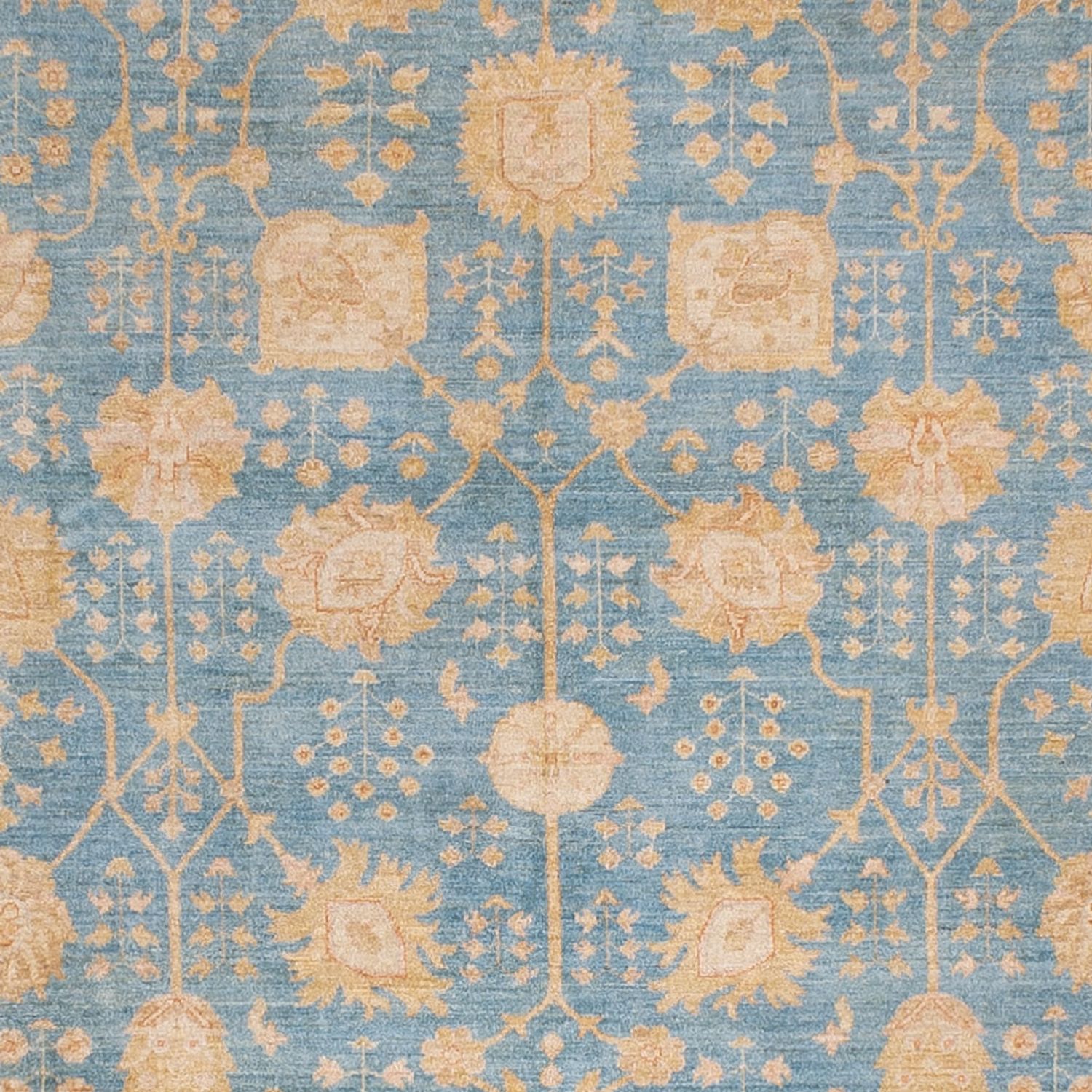 Ziegler Rug square  - 389 x 399 cm - light blue