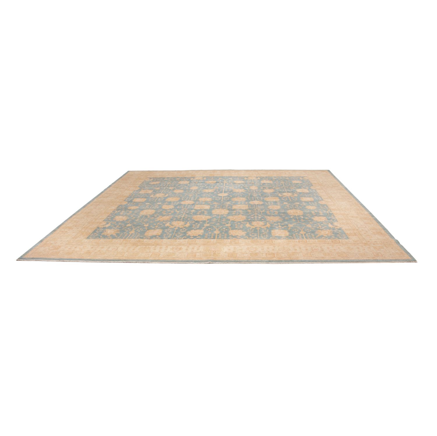 Ziegler Rug square  - 389 x 399 cm - light blue