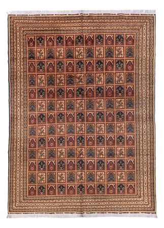 Afghan Rug - 339 x 240 cm - dark beige