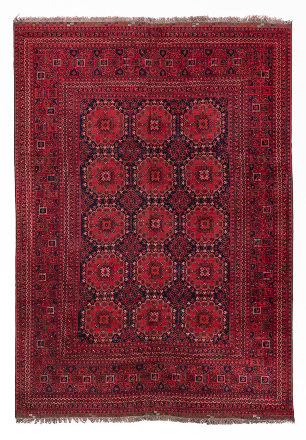 Afghan Rug - 335 x 240 cm - red