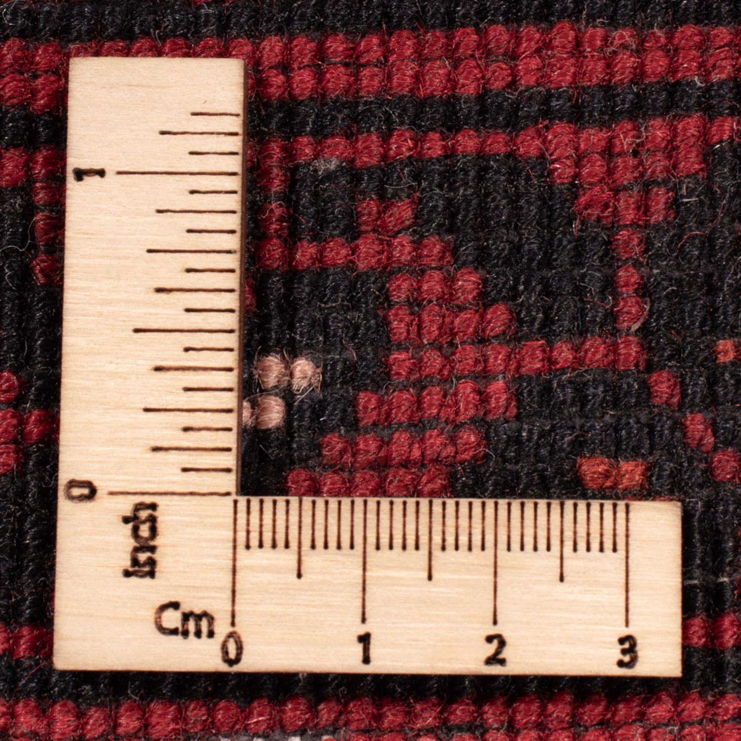 Runner Afghan Rug - 388 x 77 cm - red