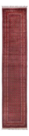 Runner Afghan Rug - Bukhara - 376 x 75 cm - red