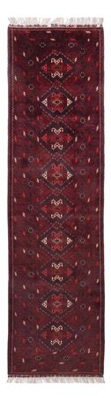 Runner Afghan Rug - 300 x 79 cm - red