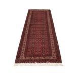 Runner Afghan Rug - Bukhara - 285 x 82 cm - red