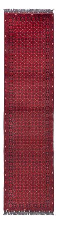 Runner Afghan Rug - Bukhara - 332 x 76 cm - red