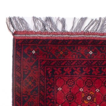 Runner Afghan Rug - Bukhara - 285 x 78 cm - red