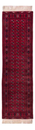 Runner Afghan Rug - Bukhara - 294 x 84 cm - red