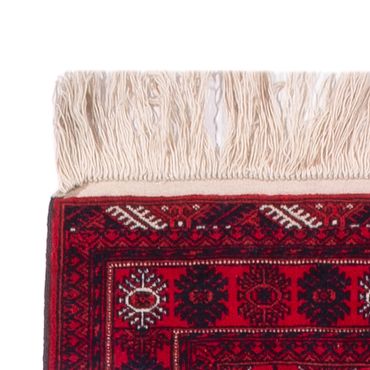 Runner Afghan Rug - Bukhara - 294 x 84 cm - red