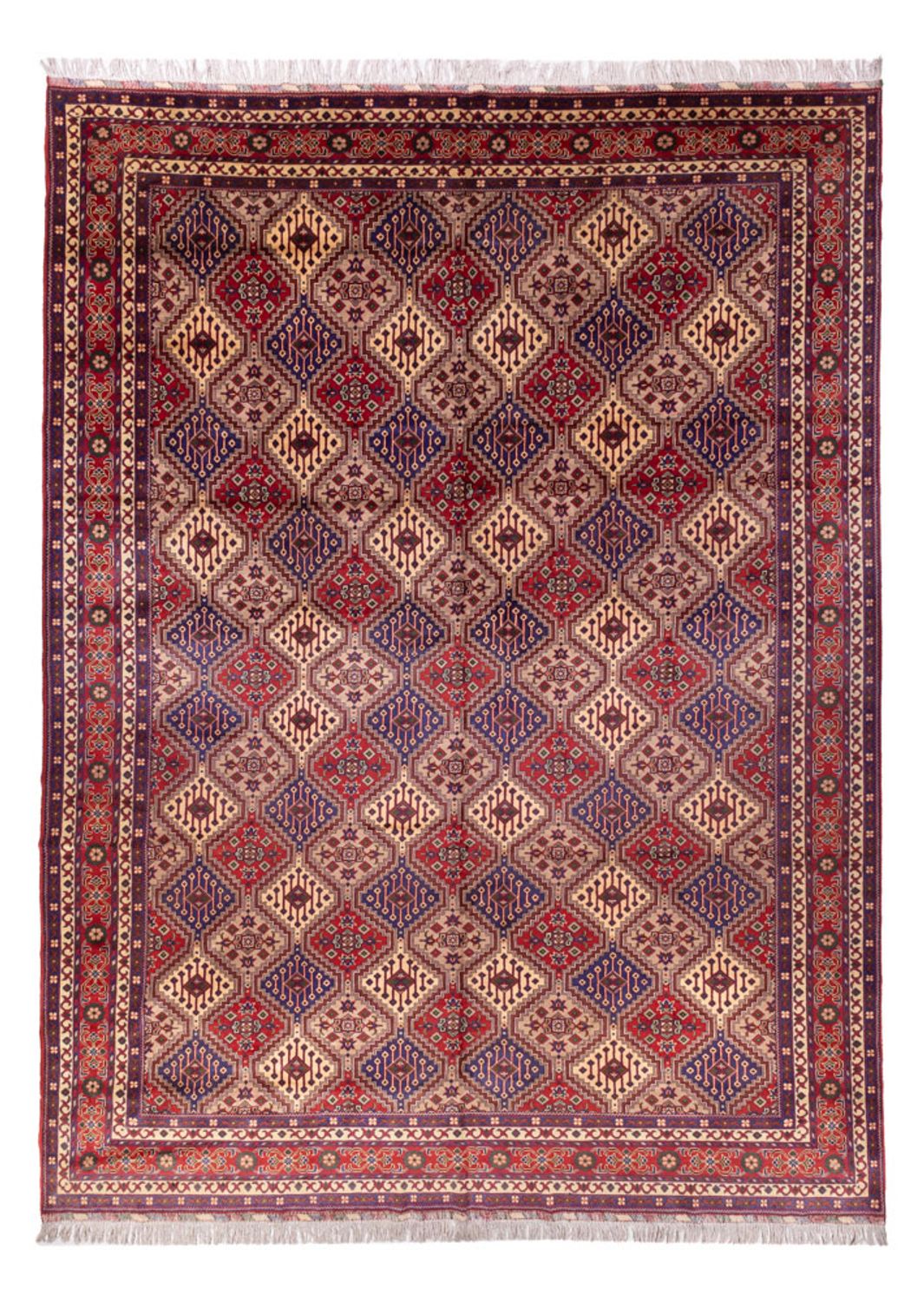 Afghan Rug - 410 x 300 cm - dark beige