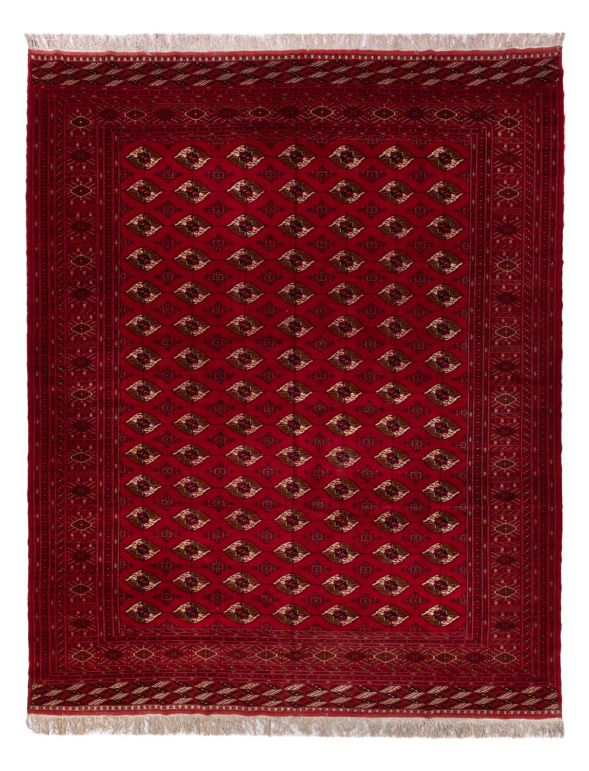Afghan Rug - Bukhara - 382 x 300 cm - red