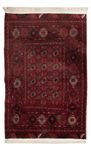 Afghan Rug - 119 x 77 cm - dark red