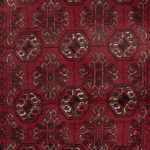 Afghan Rug - 119 x 77 cm - dark red