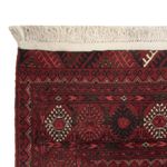 Afghan Rug - 119 x 77 cm - dark red