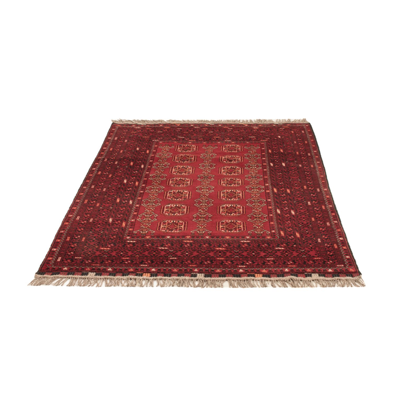 Afghan Rug - Bukhara - 147 x 104 cm - red