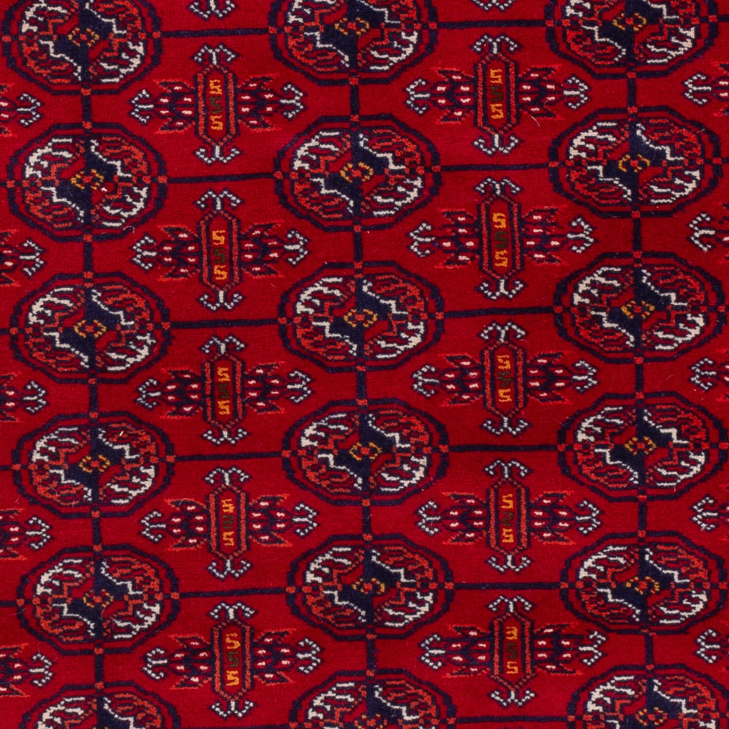 Afghan Rug - Bukhara - 189 x 133 cm - dark red
