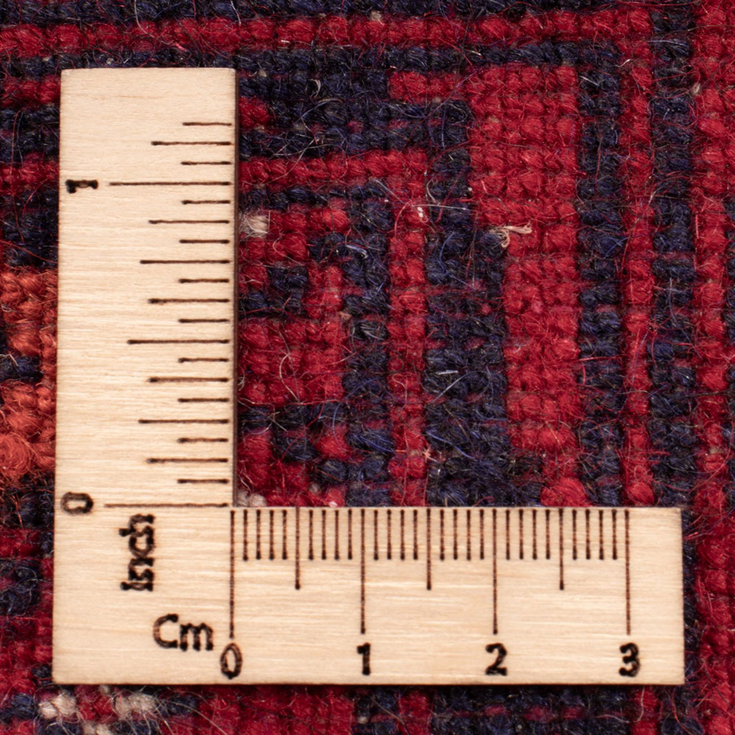 Afghan Rug - Bukhara - 189 x 133 cm - dark red