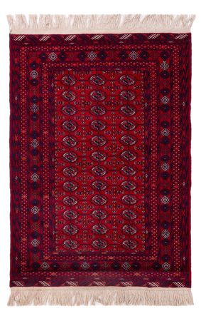 Afghan Rug - Bukhara - 189 x 133 cm - dark red