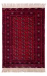 Afghan Rug - Bukhara - 189 x 133 cm - dark red