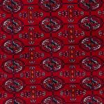 Afghan Rug - Bukhara - 189 x 133 cm - dark red