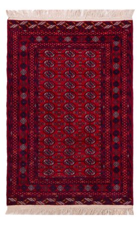 Afghan Rug - Bukhara - 196 x 133 cm - dark red