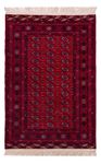 Afghan Rug - Bukhara - 196 x 133 cm - dark red