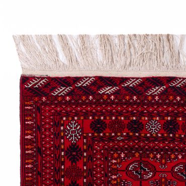 Afghan Rug - Bukhara - 209 x 132 cm - dark red