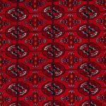 Afghan Rug - Bukhara - 209 x 132 cm - dark red
