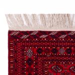 Afghan Rug - Bukhara - 209 x 132 cm - dark red