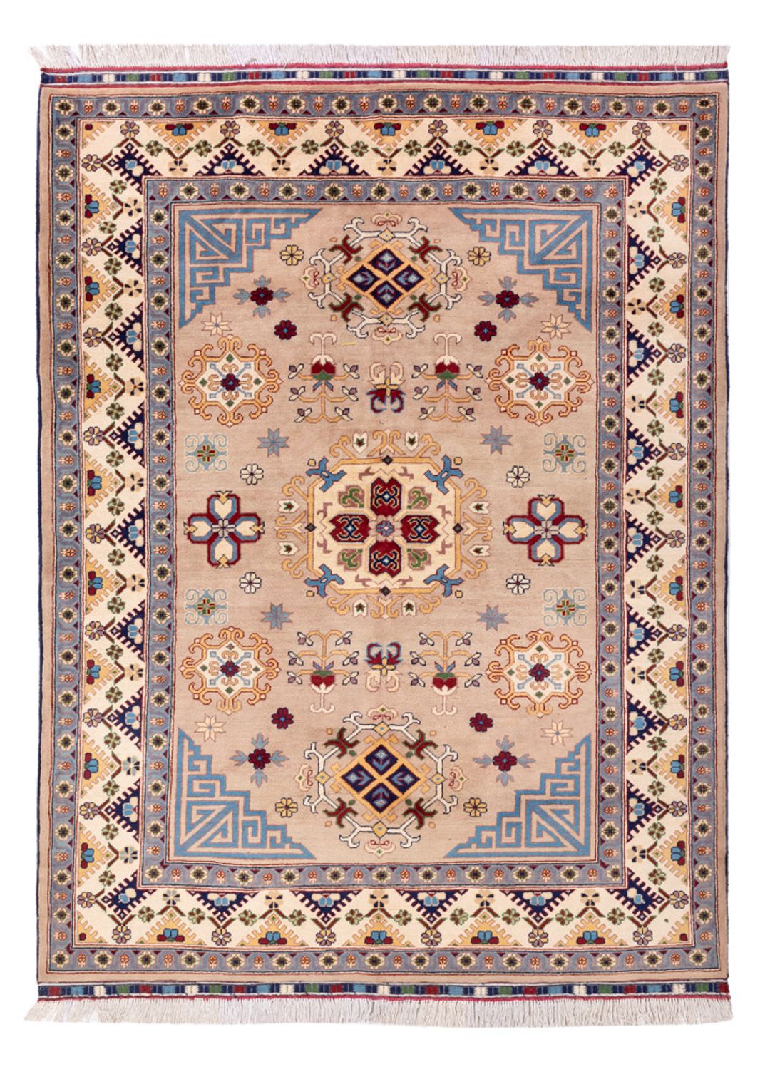 Afghan Rug - 200 x 150 cm - beige
