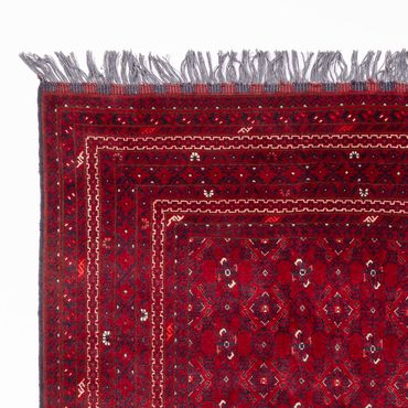 Afghan Rug - Bukhara - 281 x 193 cm - red