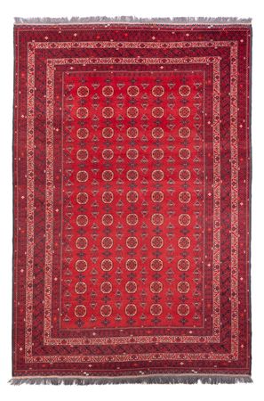 Afghan Rug - Bukhara - 278 x 191 cm - red