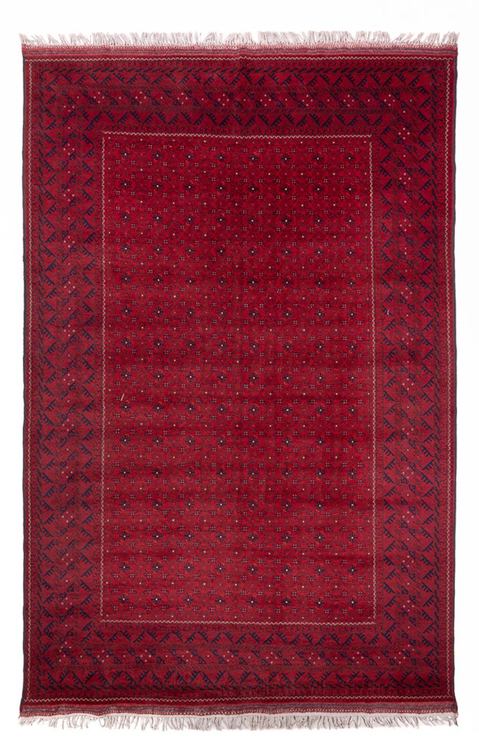 Afghan Rug - 296 x 193 cm - red