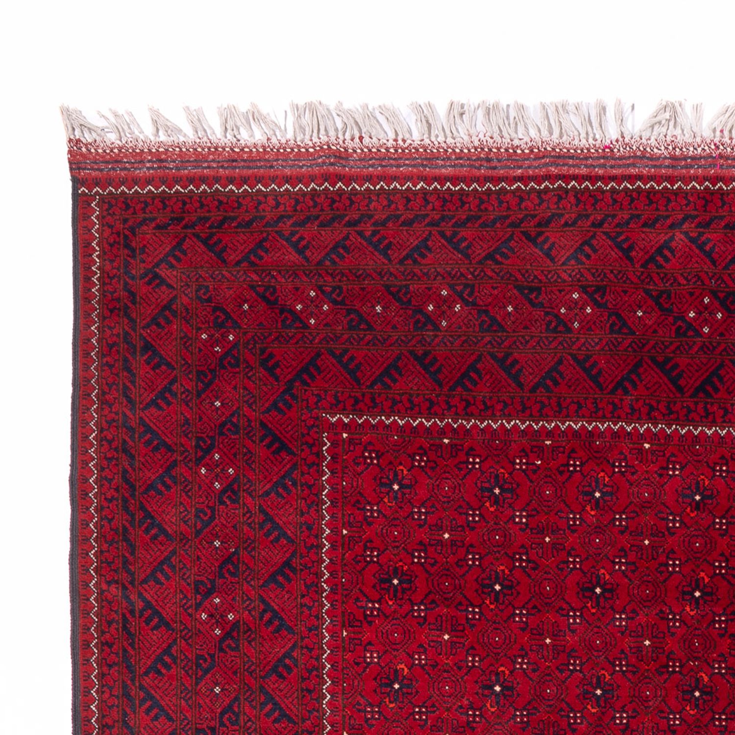 Afghan Rug - 296 x 193 cm - red
