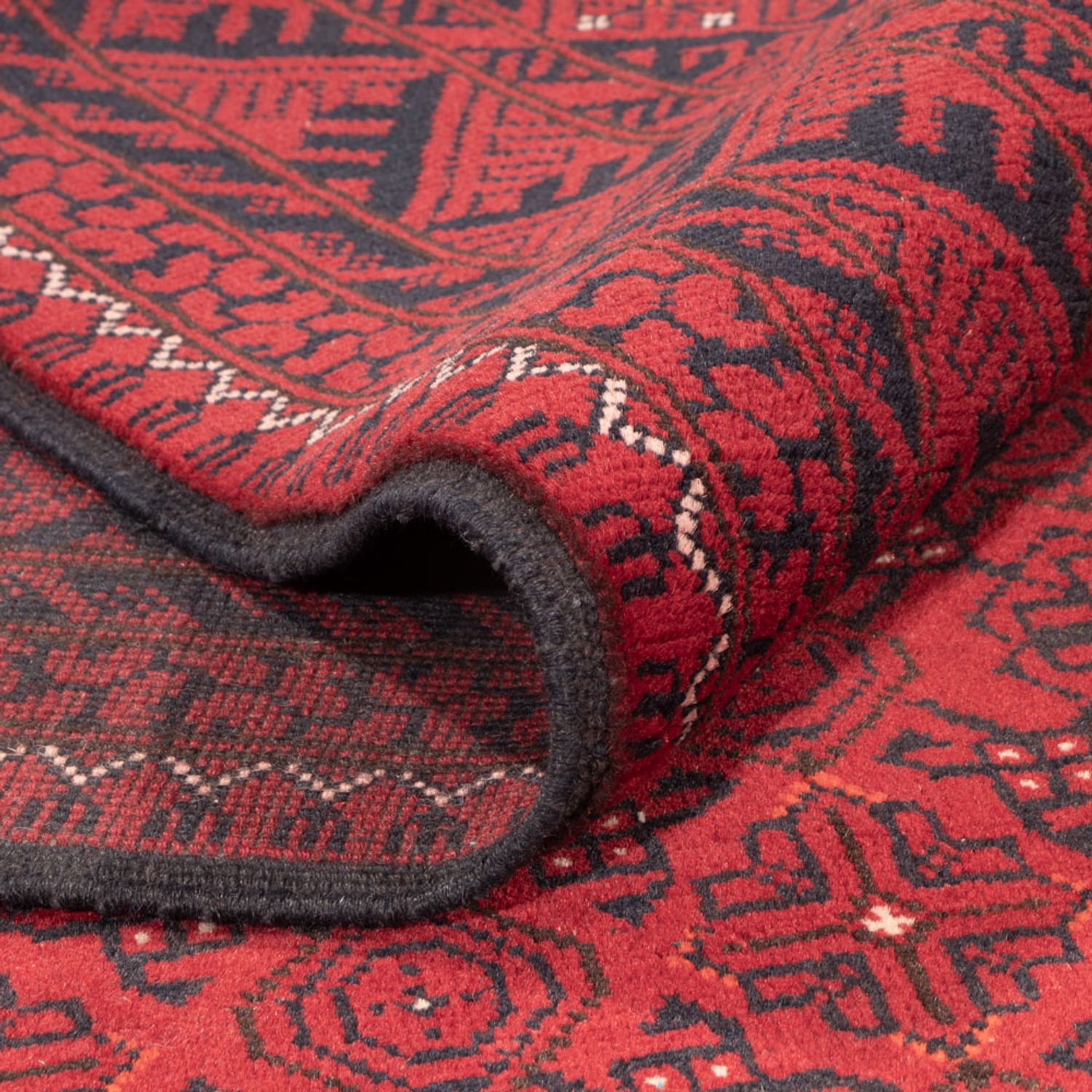 Afghan Rug - 296 x 193 cm - red