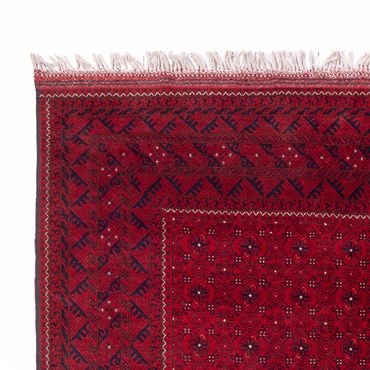 Afghan Rug - 296 x 193 cm - red