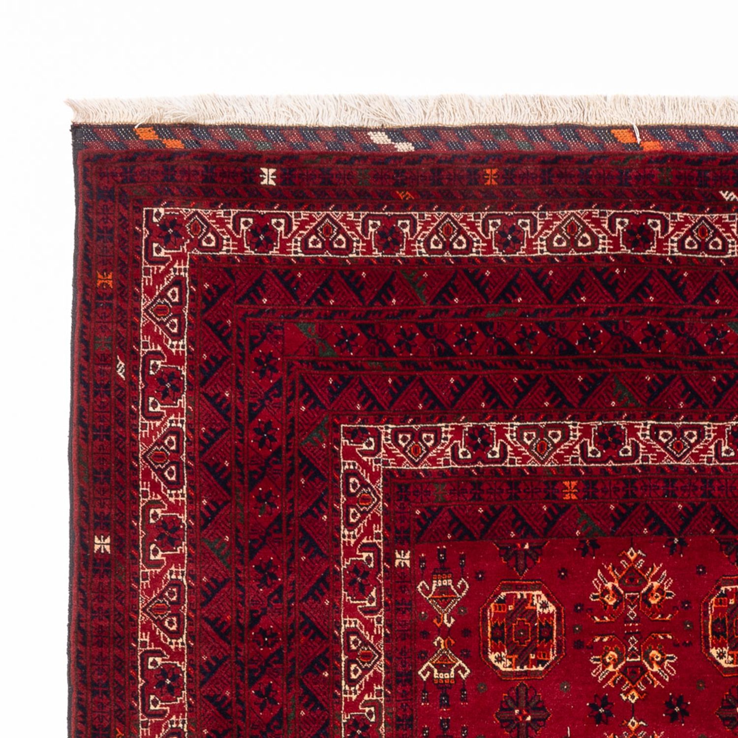 Afghan Rug - Bukhara - 284 x 194 cm - red