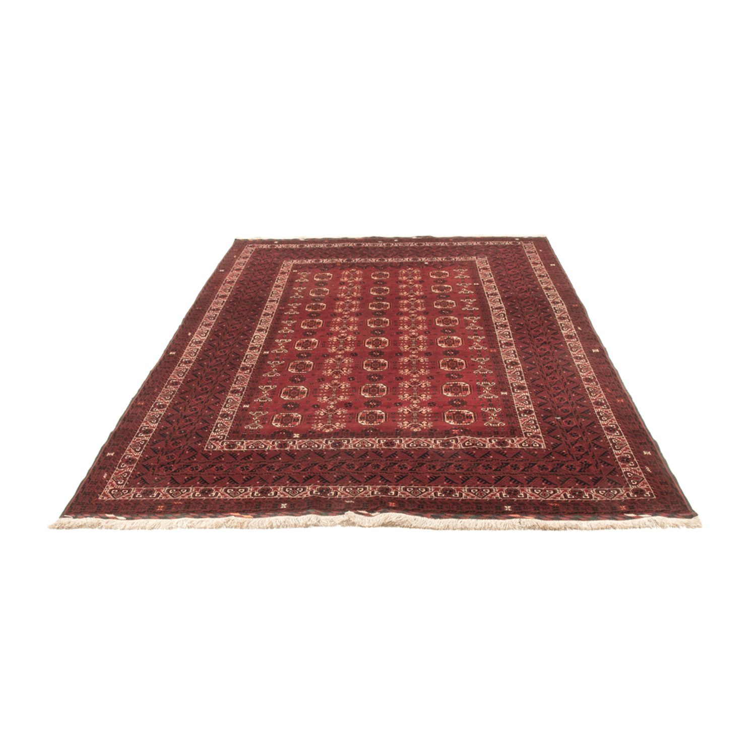 Afghan Rug - Bukhara - 284 x 194 cm - red