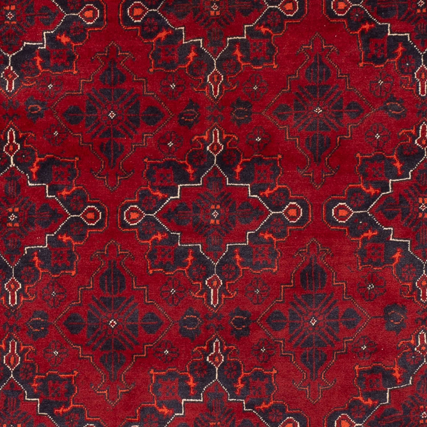 Afghan Rug - Bukhara - 293 x 194 cm - red