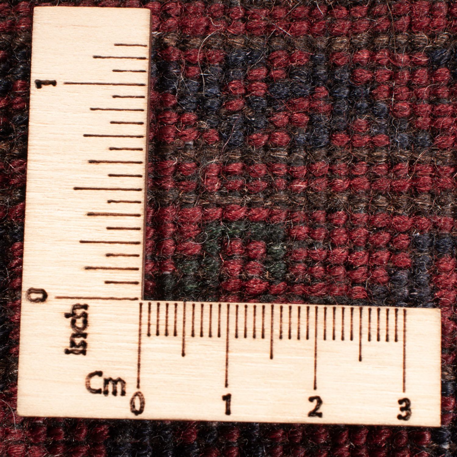 Afghan Rug - Bukhara - 280 x 188 cm - dark red