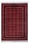 Afghan Rug - Bukhara - 280 x 188 cm - dark red