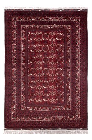 Afghan Rug - Bukhara - 290 x 201 cm - dark red